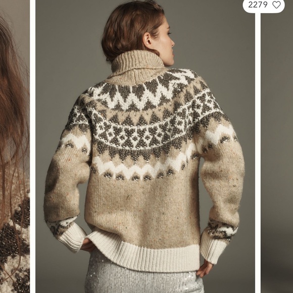 Anthropologie’s Pilcro Ribbed Turtleneck Sweater - Picture 4 of 12